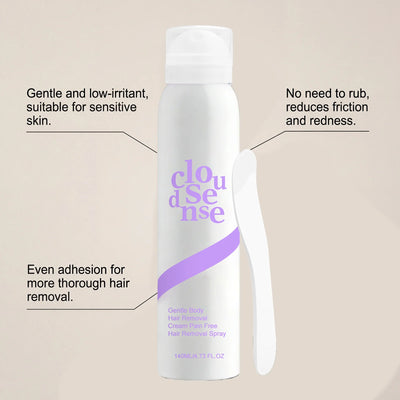 Full Body Hair Removal Spray Soothing Redness Inhibit Hair Growth Moisturizing Smoothing Refreshing Painless Hair Removal Spray