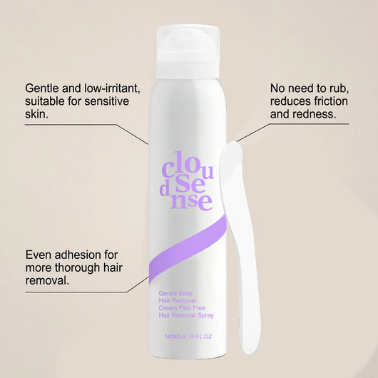 Full Body Hair Removal Spray Soothing Redness Inhibit Hair Growth Moisturizing Smoothing Refreshing Painless Hair Removal Spray