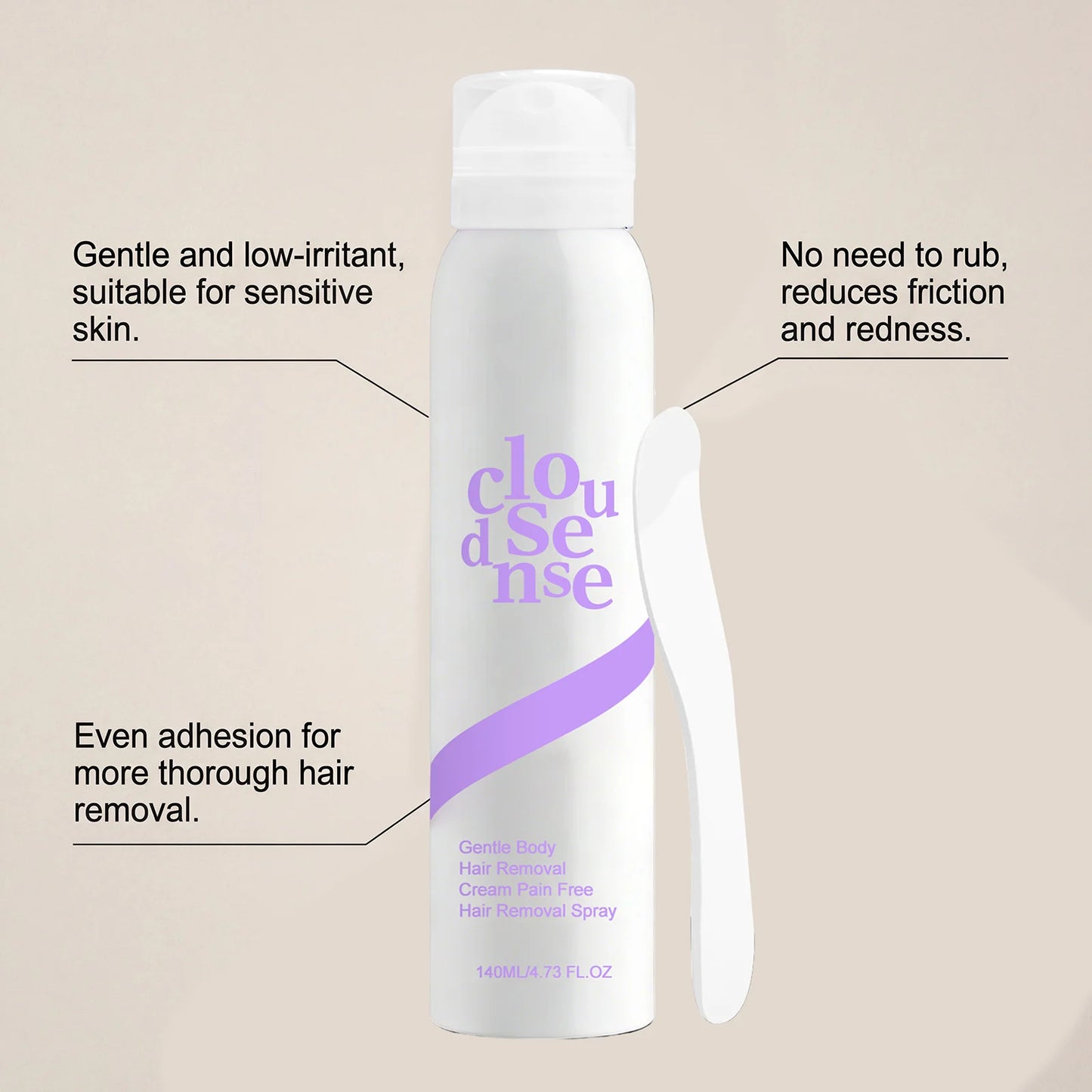 140ML Hair Removal Mousse Daily Skin Care Enhance Smoothness Body Cleaning Relief Discomfort Soothing Natural Mild Hair Remover
